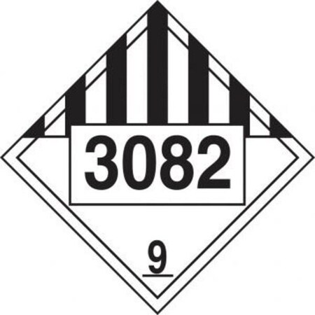 Accuform CHEMICAL SAFETY SIGN HAZARD CLASS 9 10 MPL791FV100